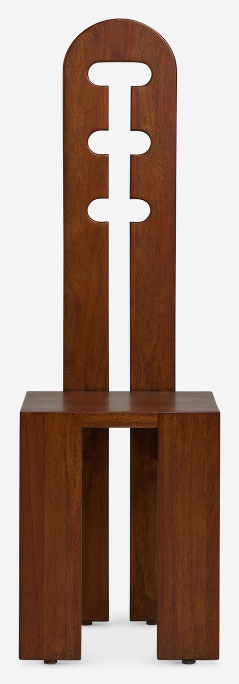Rivas Foot Stool — Chestnut