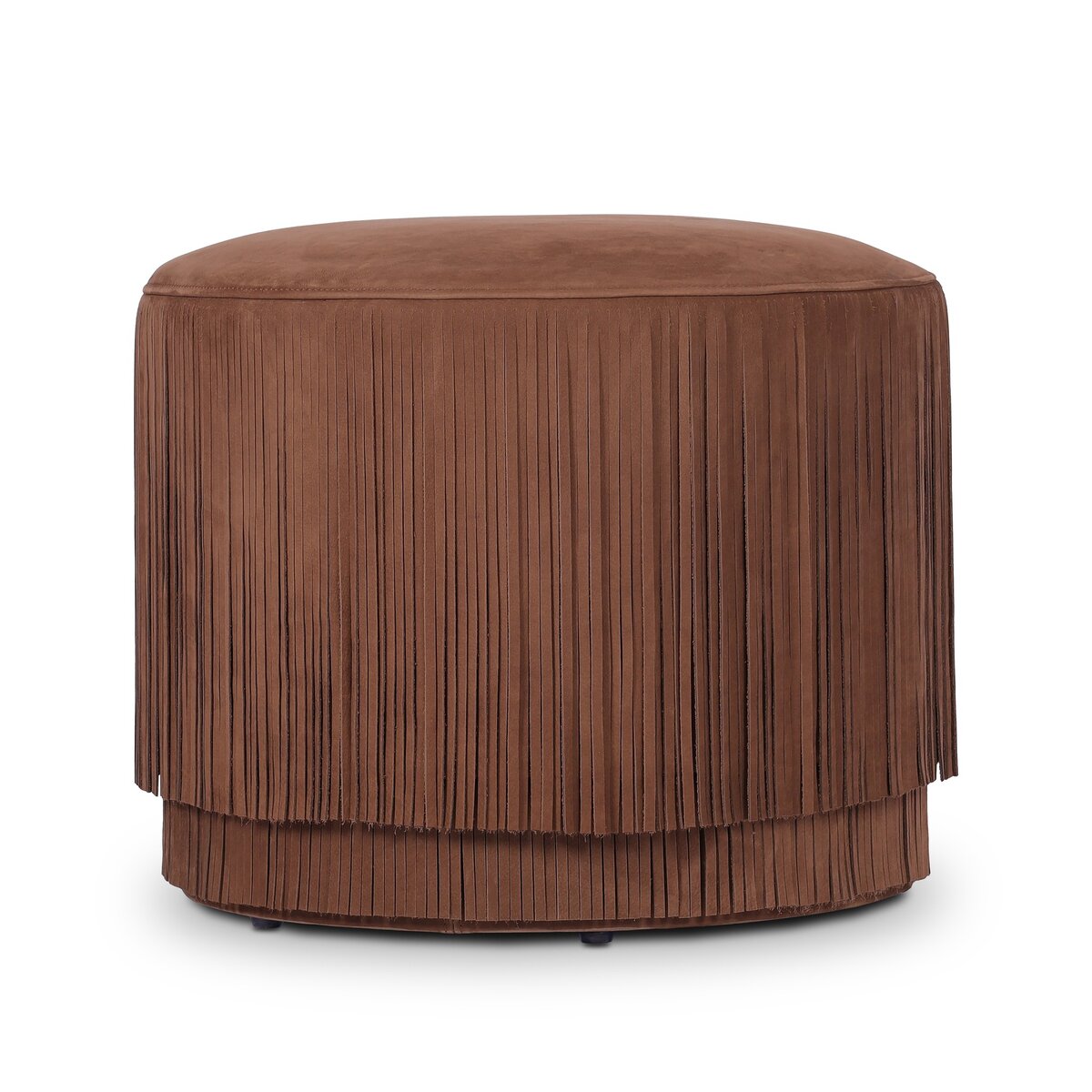 Four Hands Rooney Ottoman · Nubuck Tobacco; official product image