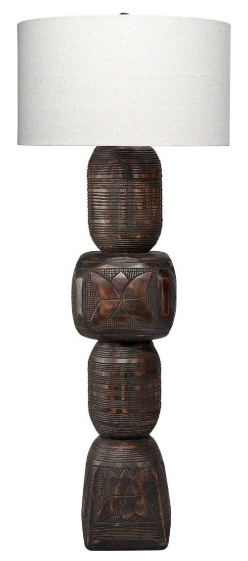 Totem Floor Lamp · Dark Black
