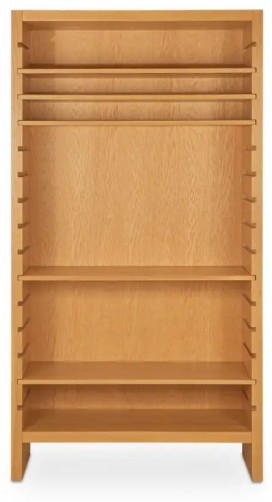 Henrik Bookcase Natural — supplied screenshot