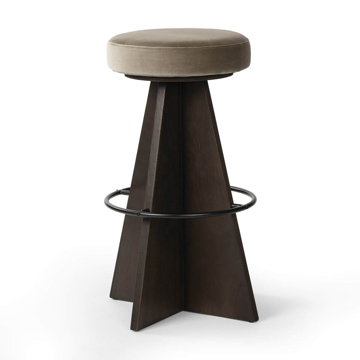 Damon Swivel Bar + Counter Stool — Sapphire Khaki