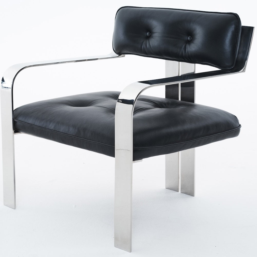 House of Leon gordon chair black leather