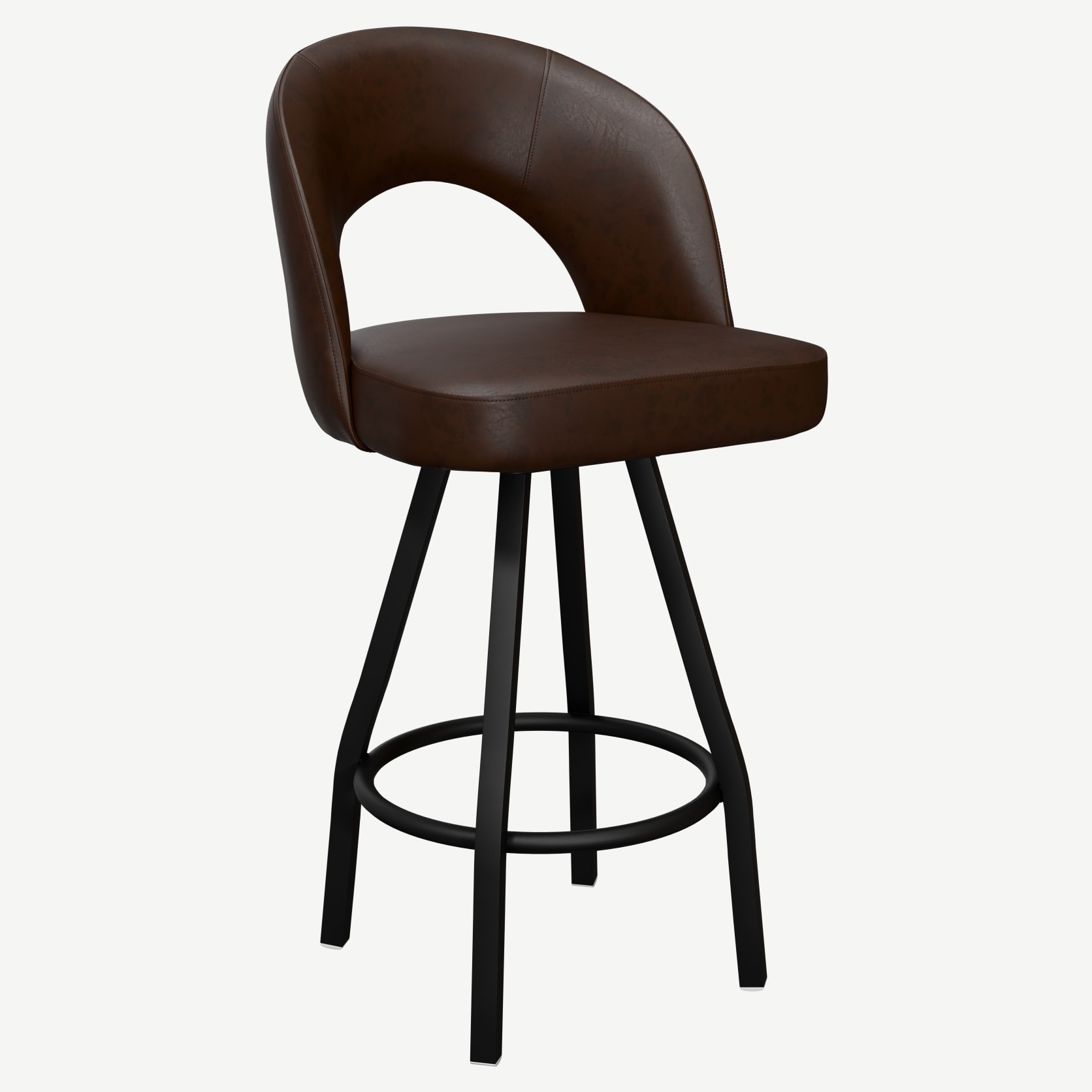 Seating Masters Premium Yali Bucket Swivel Bar Stool · supplier reference photograph