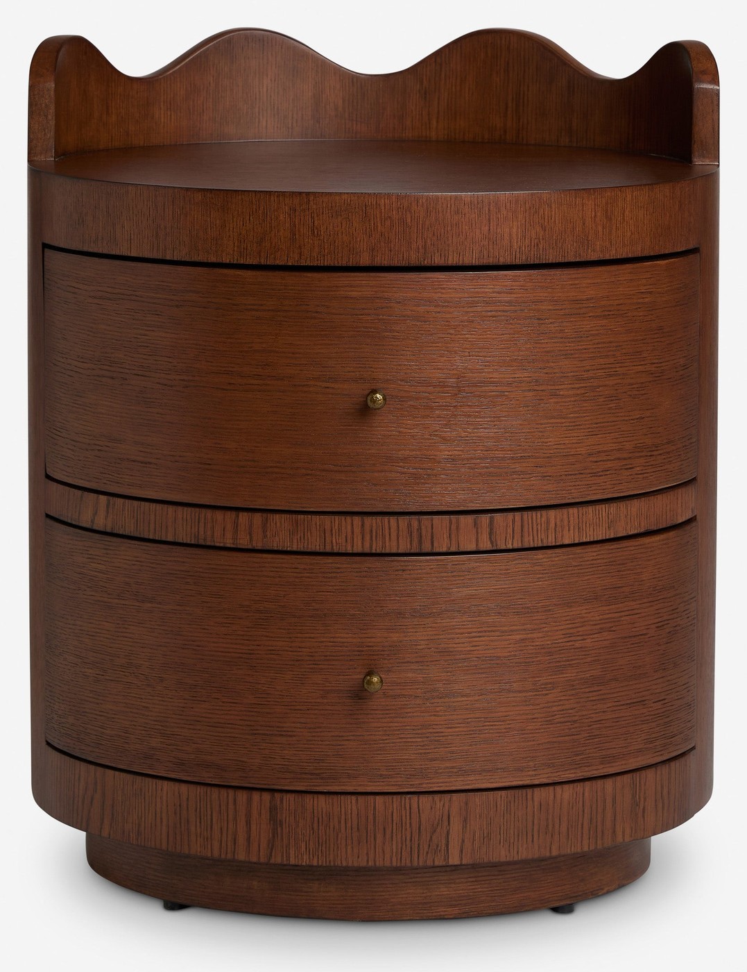 Ripple Nightstand — Vintage Brown