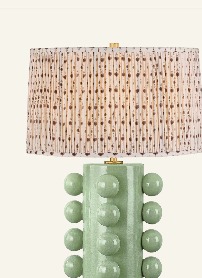 Mitzi Roselle Table Lamp with Primrose Red Shade