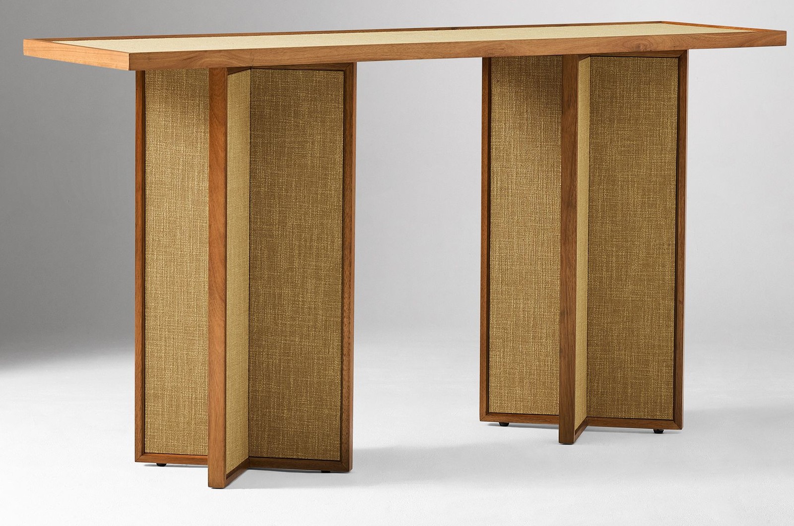 Pierce and Ward Linen Console — Dijon