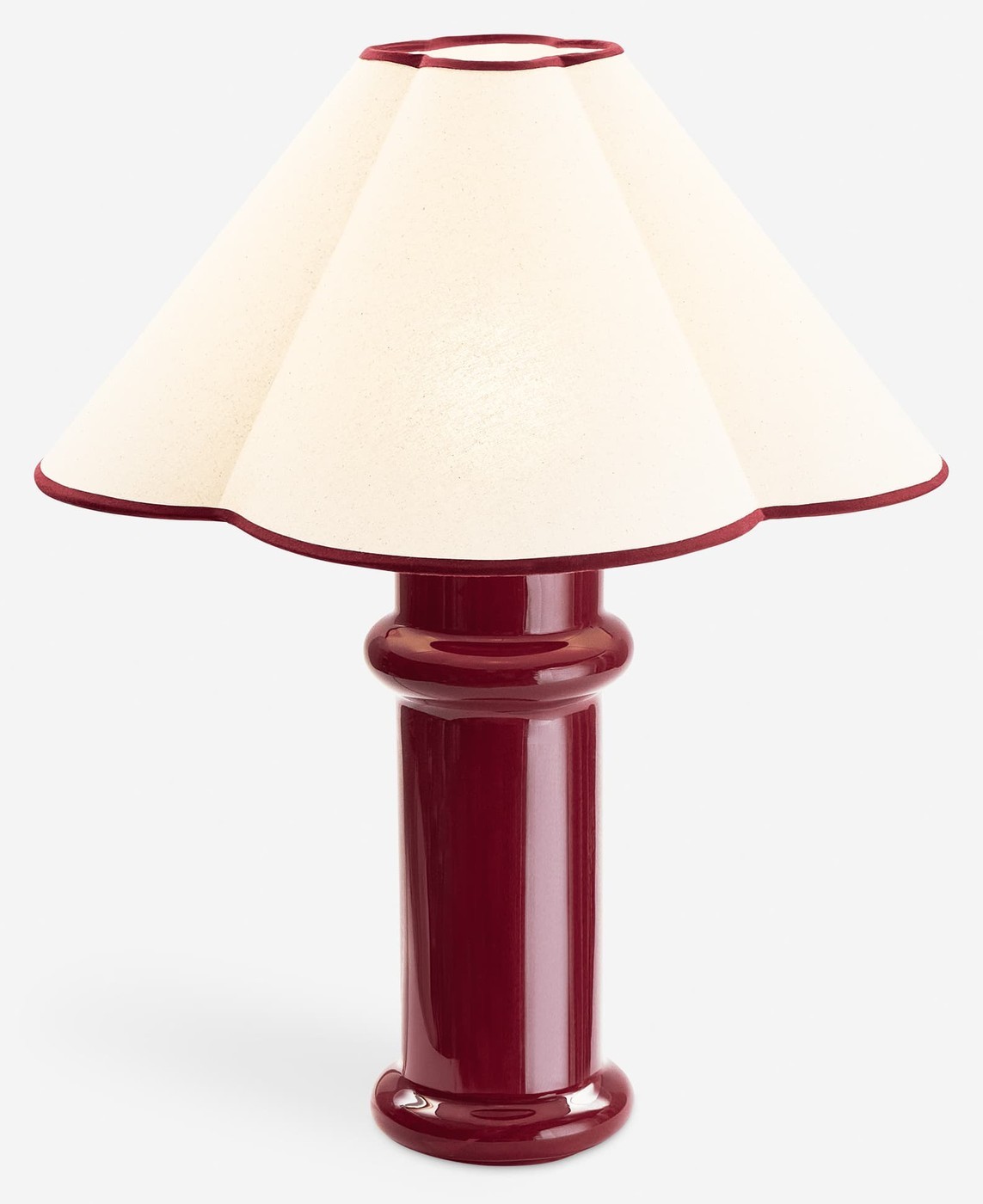 Heath Table Lamp — Port Red