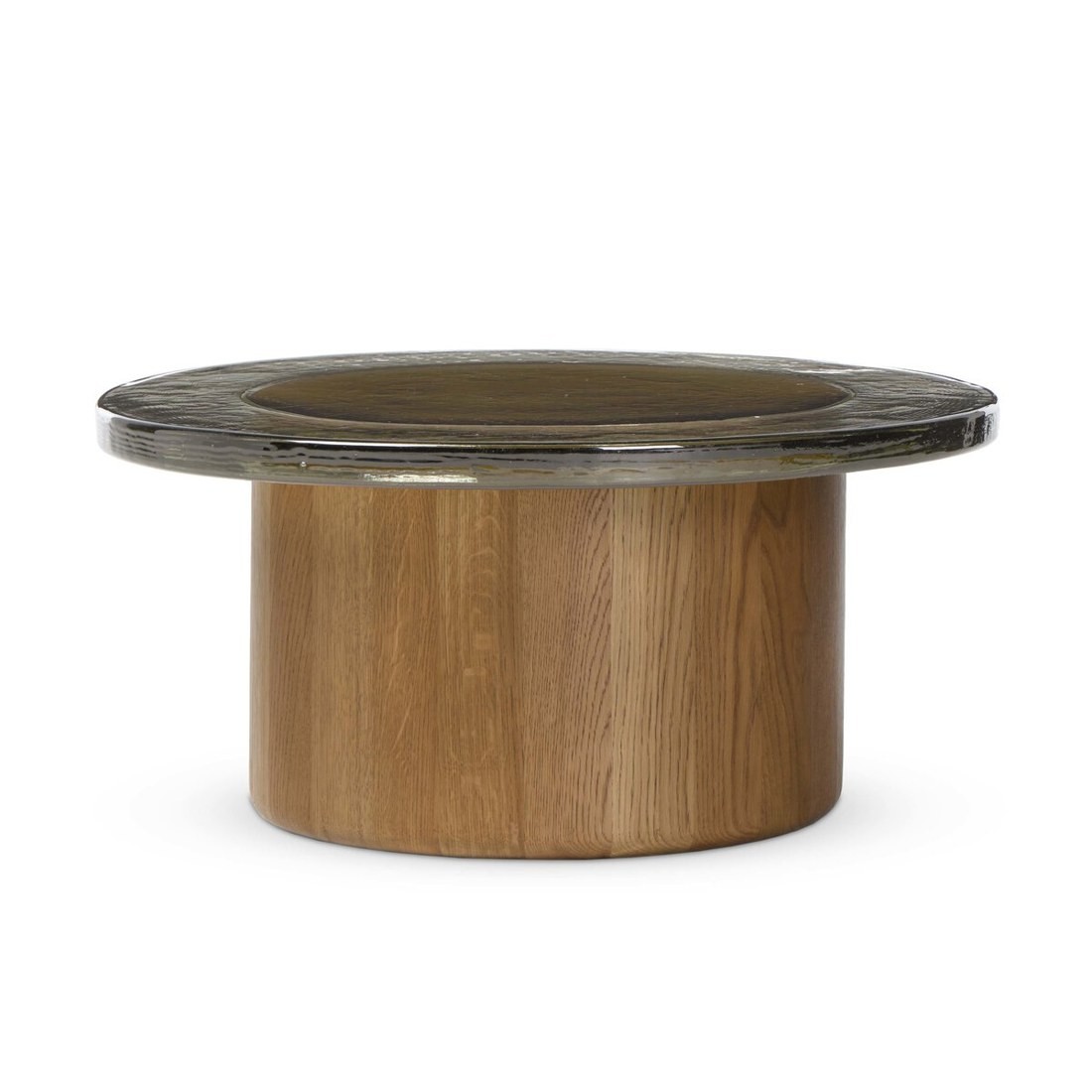 Shira Coffee Table · Clear Cast Glass
