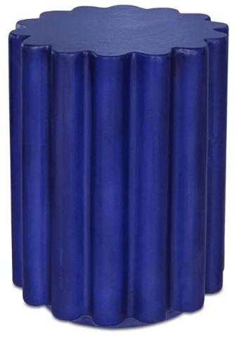 Taffy Accent Table Navy Blue — supplied screenshot
