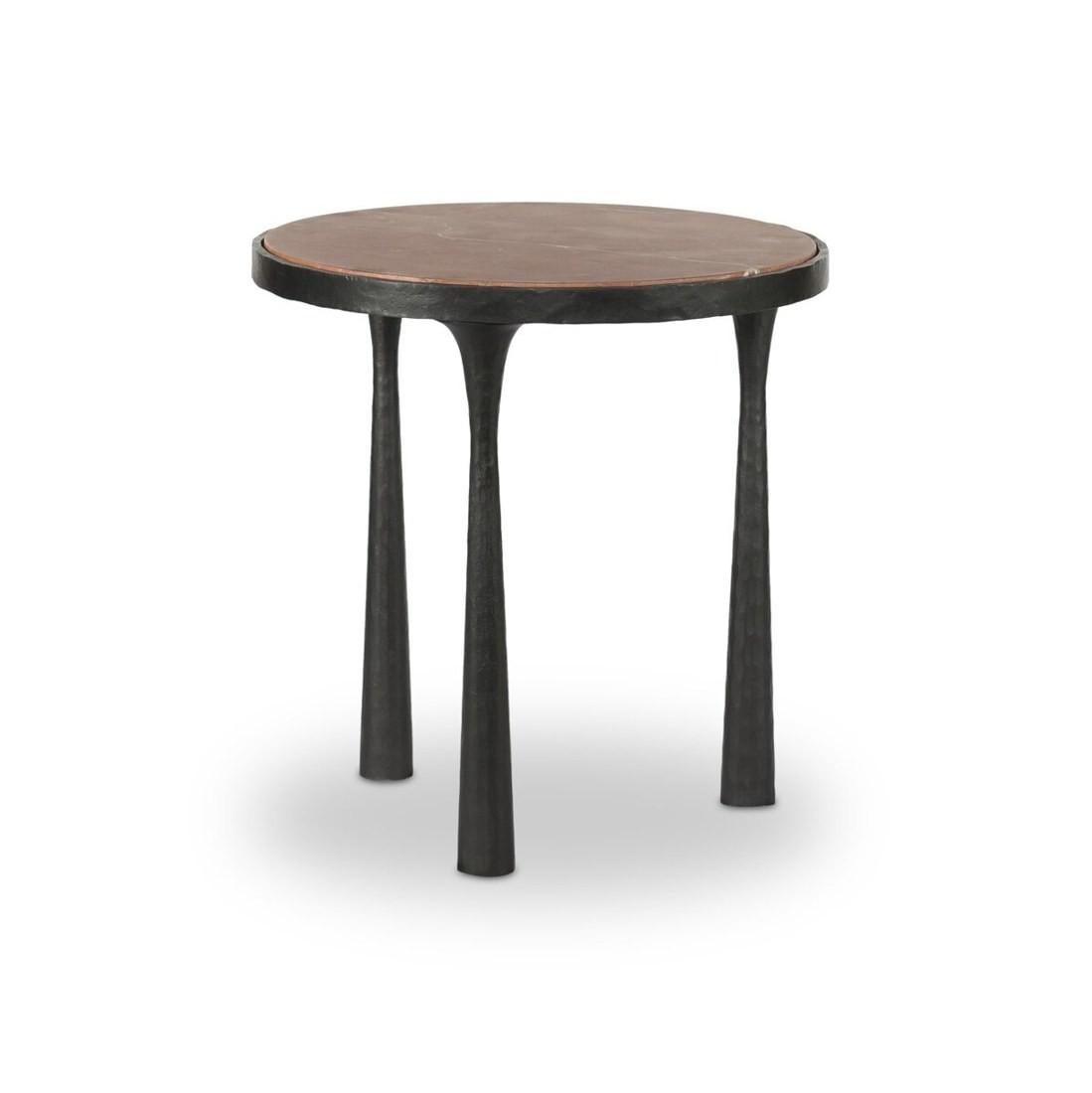 Billings End Table · Rust