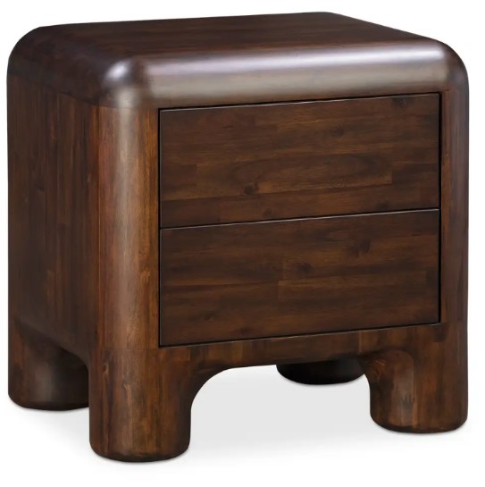 Rowan Nightstand Dark Brown — supplied screenshot