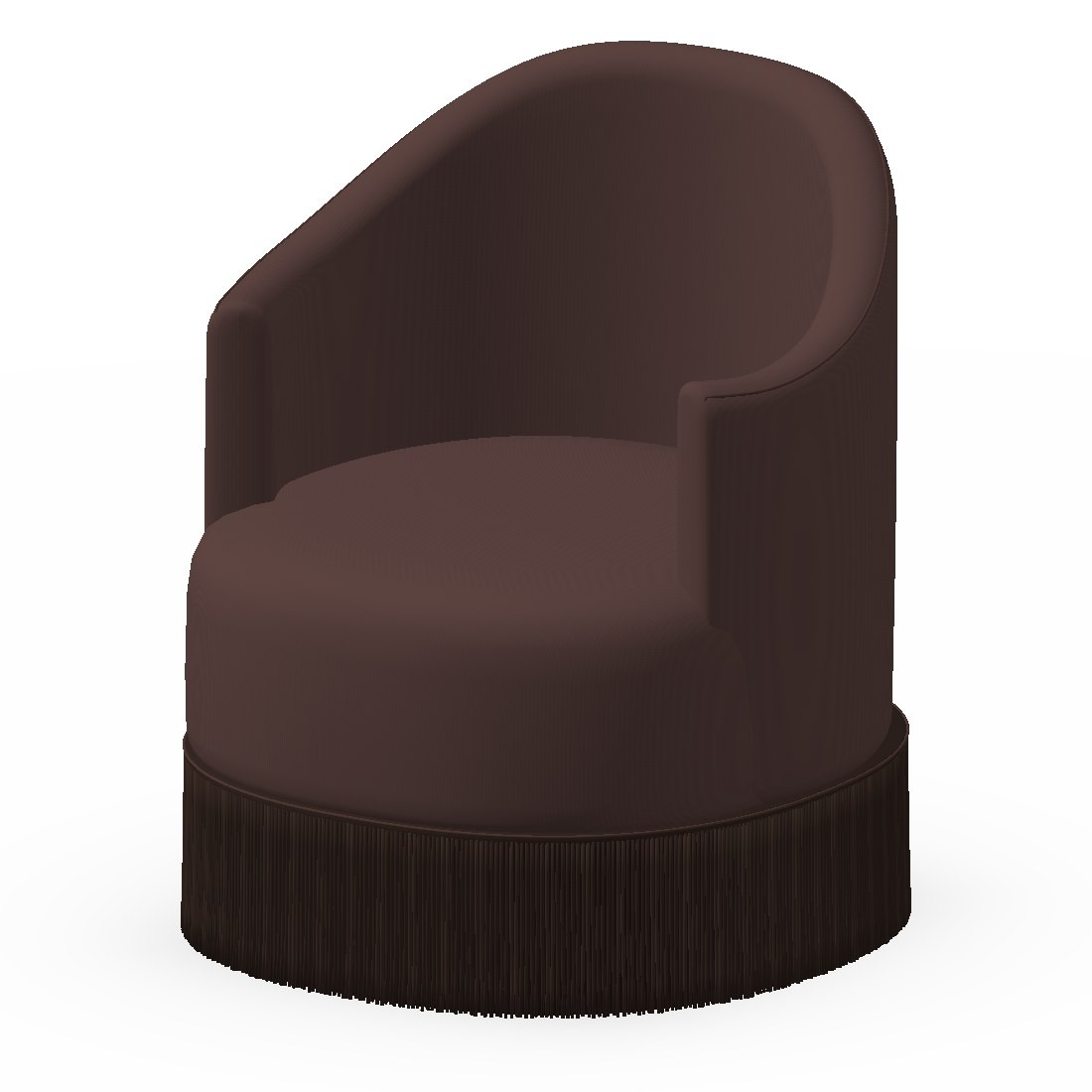 Fringed Tub Chair · 18″ Seat