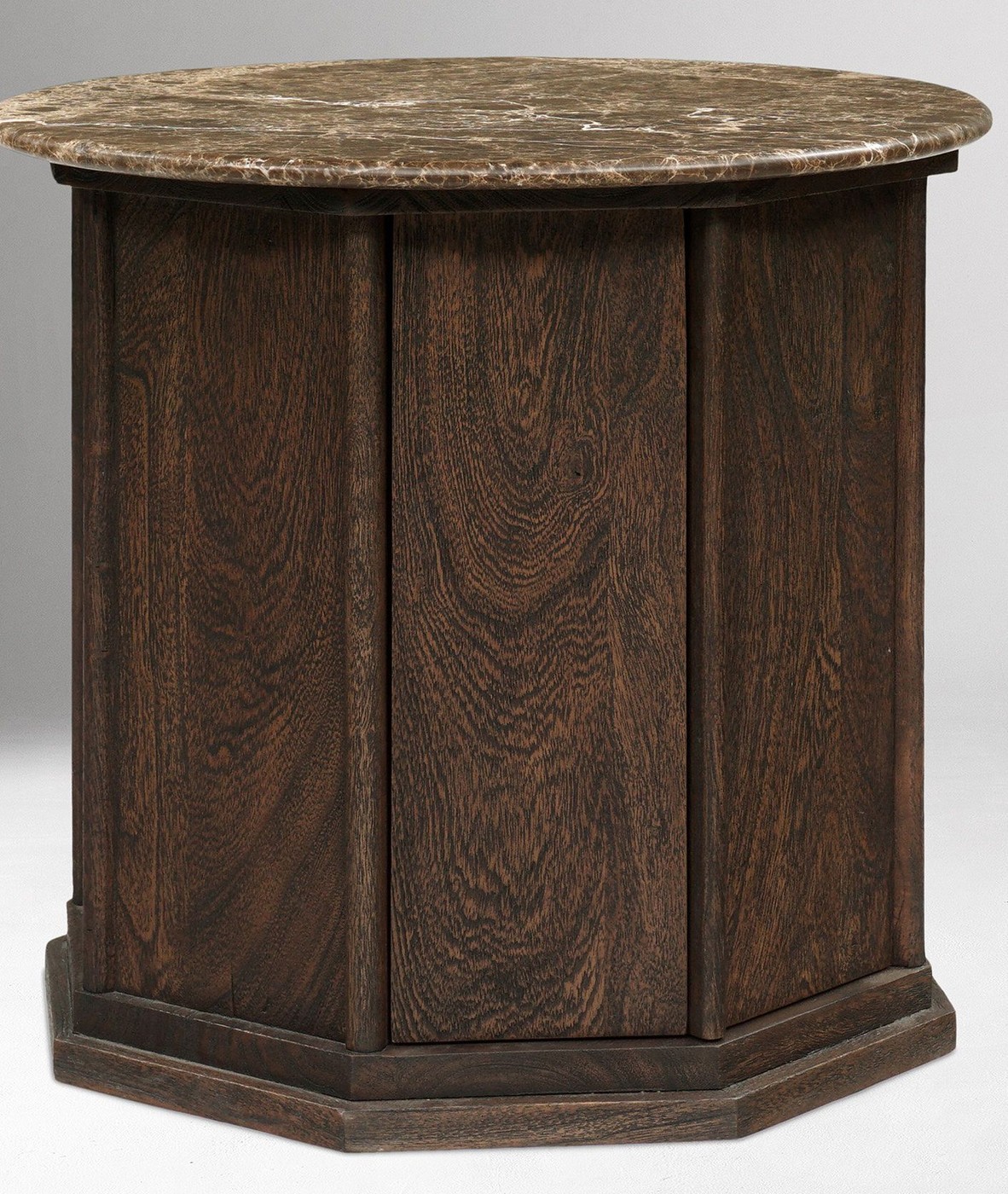 Solara Marble Cabinet End Table